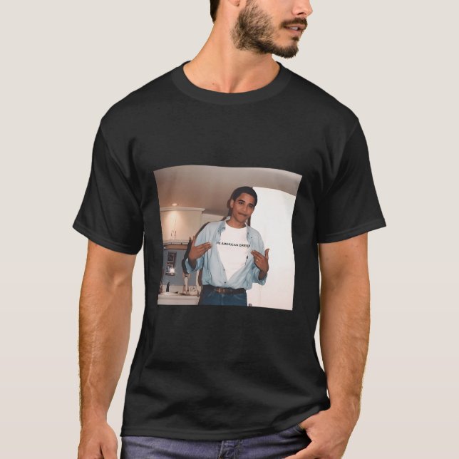 Camiseta Barack Obama Colegio Joven Obama (Anverso)