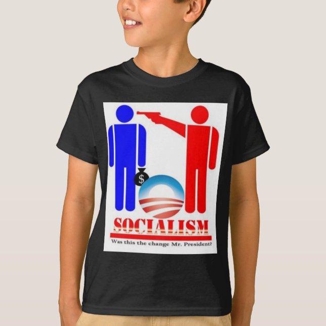 Camiseta Barack Obama el socialista (Anverso)