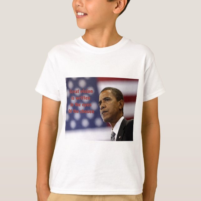 Camiseta Barack Obama elegido (Anverso)