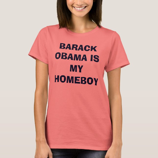 CAMISETA BARACK OBAMA ES MI HOMEBOLSO (Anverso)
