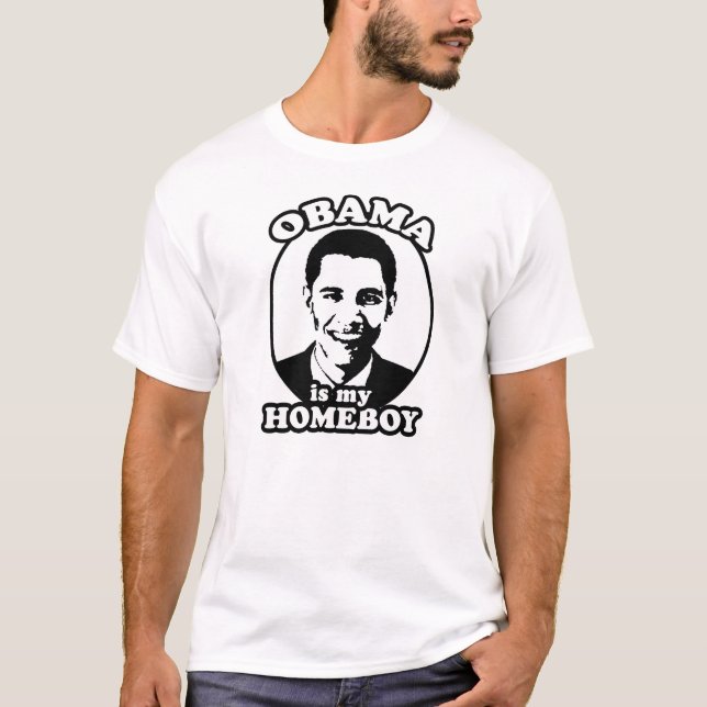 Camiseta Barack Obama es mi homeboy (Anverso)