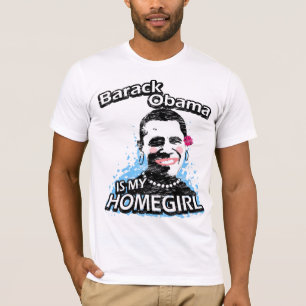 Camiseta Barack Obama es mi homegirl