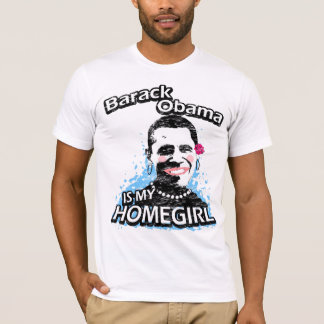 Camiseta Barack Obama es mi homegirl