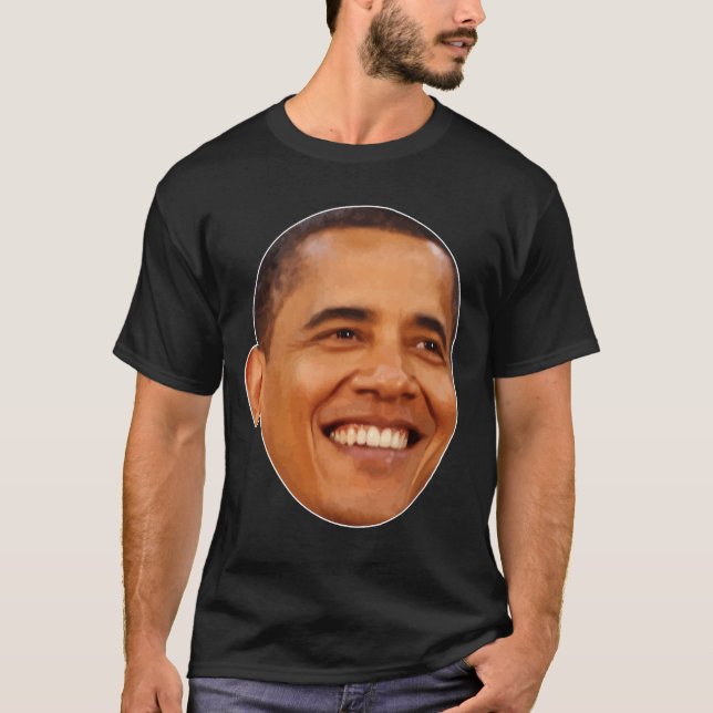 Camiseta Barack Obama HACE FRENTE a 4 (Anverso)