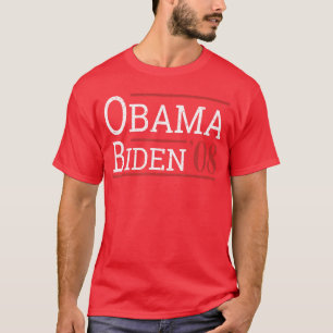Camiseta Barack Obama Joe Elección Vintage 2008 Para Demócr