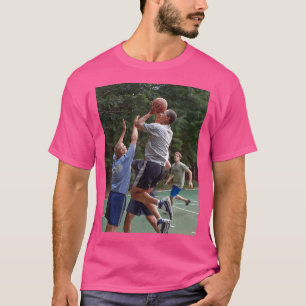 Camiseta Barack Obama jugando básquetbol
