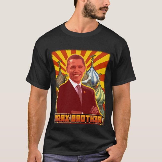 Camiseta Barack Obama: Marx Brother (Anverso)