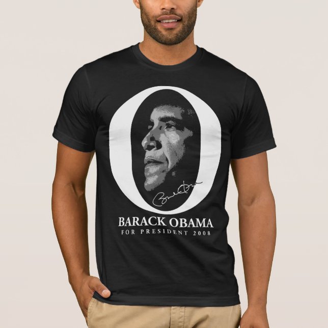 Camiseta Barack Obama para el presidente (Anverso)