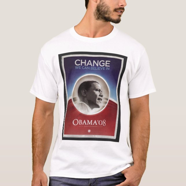 Camiseta Barack Obama para el presidente (Anverso)