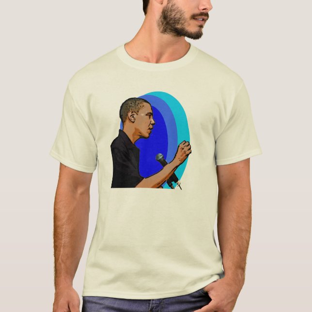 Camiseta Barack Obama para el presidente (Anverso)