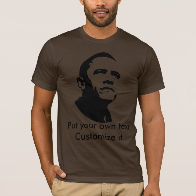Camiseta Barack Obama - personalizable (Anverso)