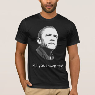 Camiseta Barack Obama, personalizable