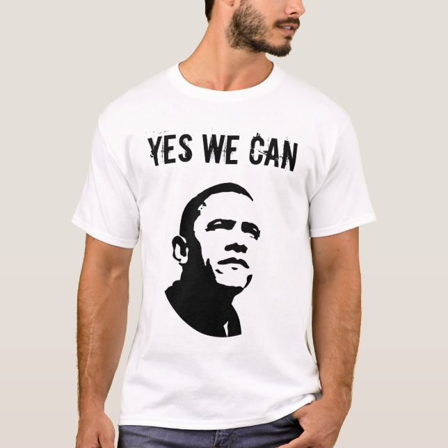 Camiseta Barack Obama: PODEMOS SÍ (Anverso)