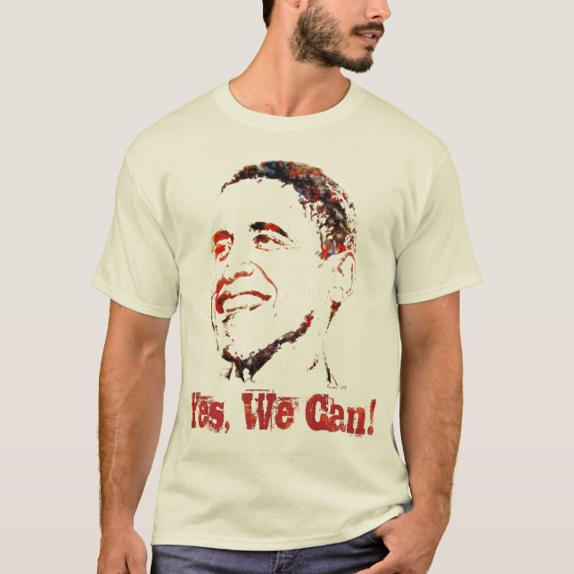 Camiseta ¡Barack Obama - podemos sí! (Anverso)