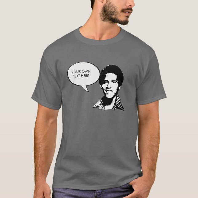 Camiseta Barack Obama retro (Anverso)