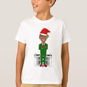 Camiseta barack obama santa claus