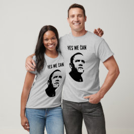 Camiseta Barack Obama: SÍ, PODEMOS. Mangas largas