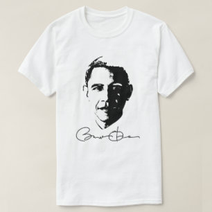 Camiseta Barack Obama y Firma