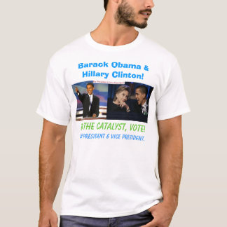 Camiseta Barack Obama y Hillary Clinton