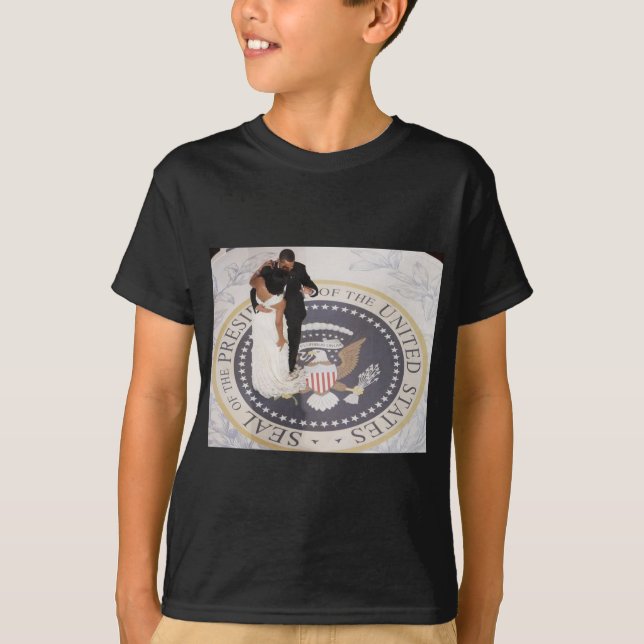 Camiseta Barack y Michelle Obama (Anverso)