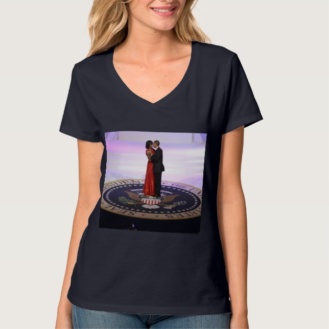 Camiseta Barack y Michelle Obama (Anverso)