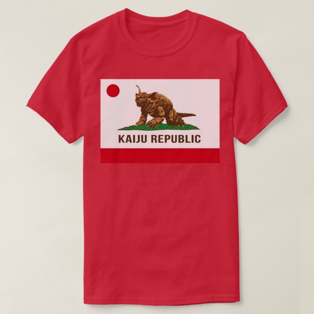 CAMISETA BARAGÓN REPÚBLICO DE KAIJU (Diseño del anverso)