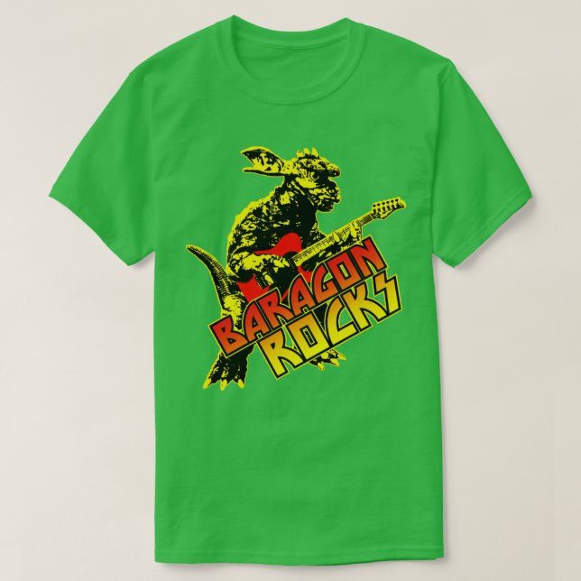 CAMISETA BARAGON ROCKS (Diseño del anverso)