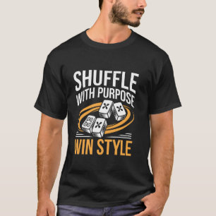 Camiseta Baraja Con Propósito Gana Con Estilo Juego De Fich