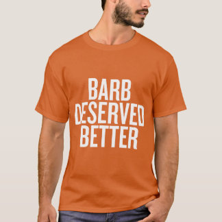 Camiseta Barb Mereció Mejor familia divertida