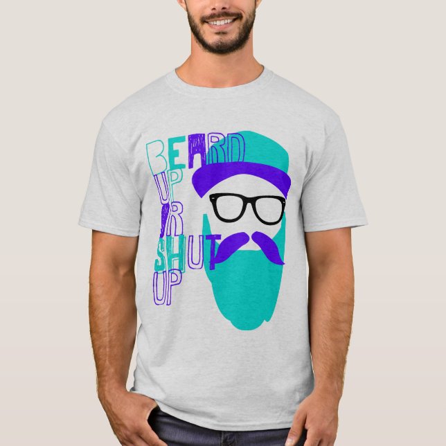 Camiseta barba arriba o cállate (Anverso)