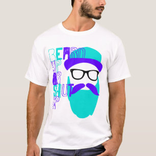 Camiseta barba ascendente o cerrada