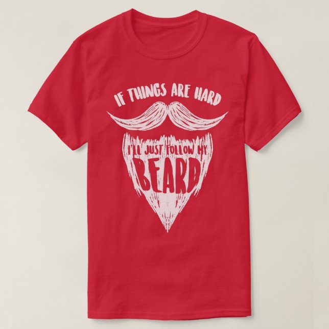 Camiseta Barba barbuda barba regalo de barba 4 (Diseño del anverso)