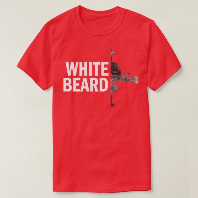 Camiseta Barba blanca 2 (Diseño del anverso)