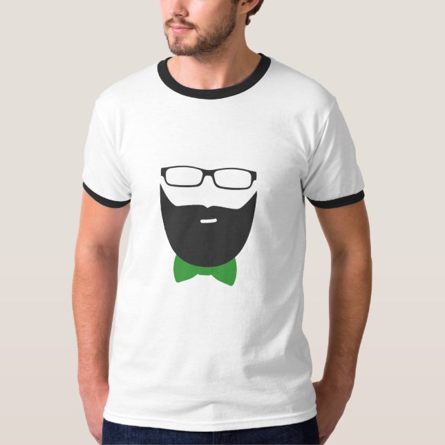 Camiseta Barba clásica (Anverso)