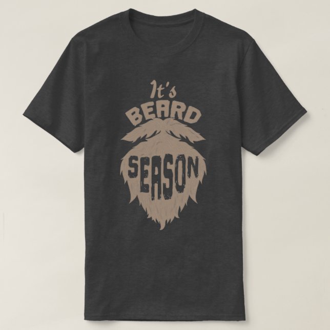 Camiseta Barba completa en temporada de barbas (Diseño del anverso)