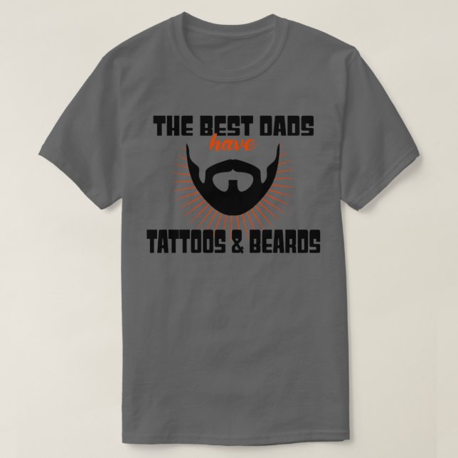 Camiseta barba de barba de barba de padre (Diseño del anverso)