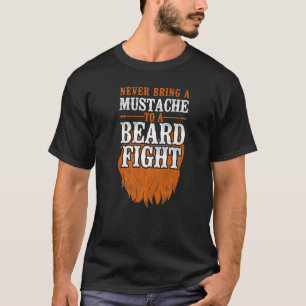 Camiseta Barba De Barba Hombre Jengibre Barba Nunca Trae Un