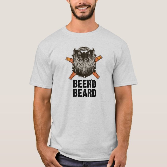 Camiseta Barba de Beer'd (Anverso)