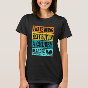 Camiseta Barba De Caballo Chubby Para Hombres