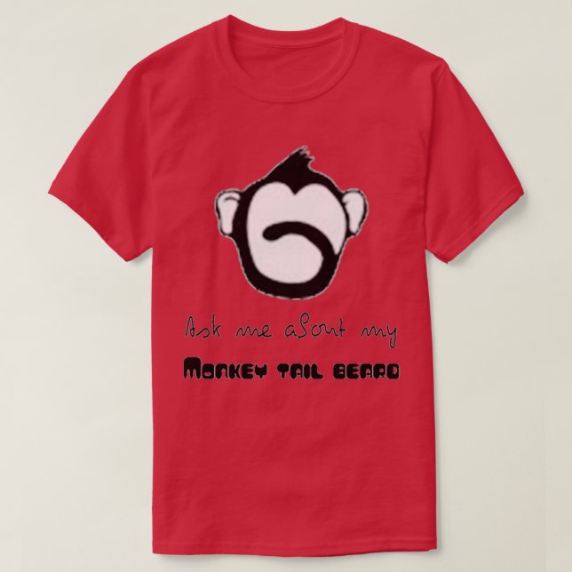 Camiseta barba de cola de mono (Diseño del anverso)