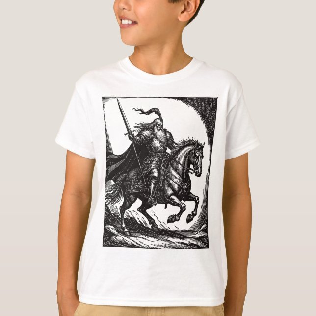 Camiseta Barba de Furcas de la Oscuridad, Hoja de Poder (Anverso)