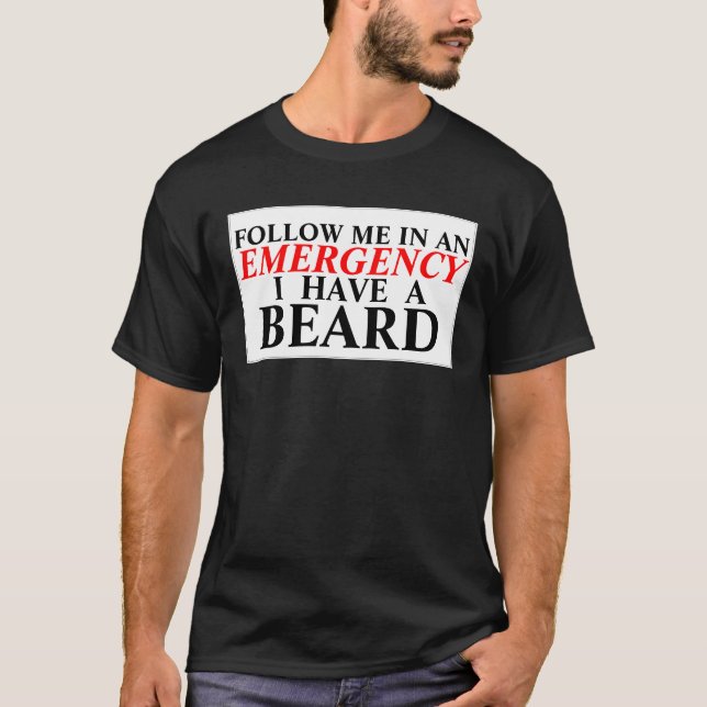Camiseta Barba de la emergencia (Anverso)