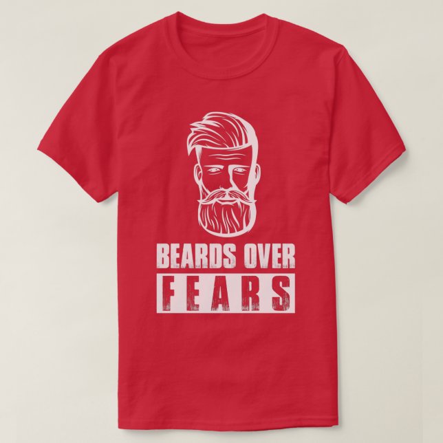 Camiseta Barba divertida de barba con miedos con barba comp (Diseño del anverso)