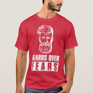 Camiseta Barba divertida de barba con miedos con barba comp