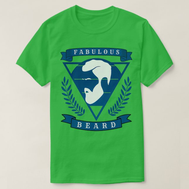 Camiseta barba fabulosa 9 (Diseño del anverso)