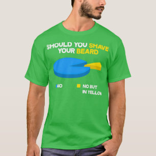 Camiseta Barba Graciosa Para Los Hombres El Día Del Humor B