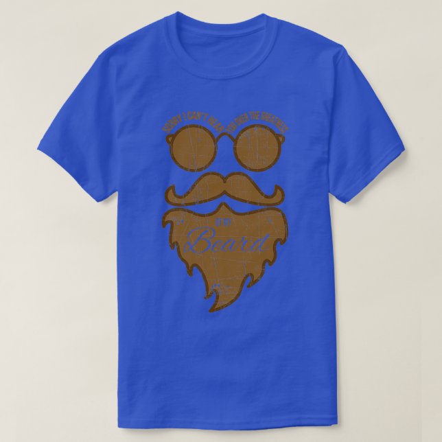Camiseta Barba Graciosa Perdón Por No Poder Escucharte (Diseño del anverso)