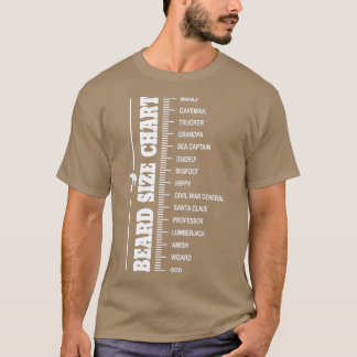 Camiseta Barba Gráfica de medición Barba Classic TShirt