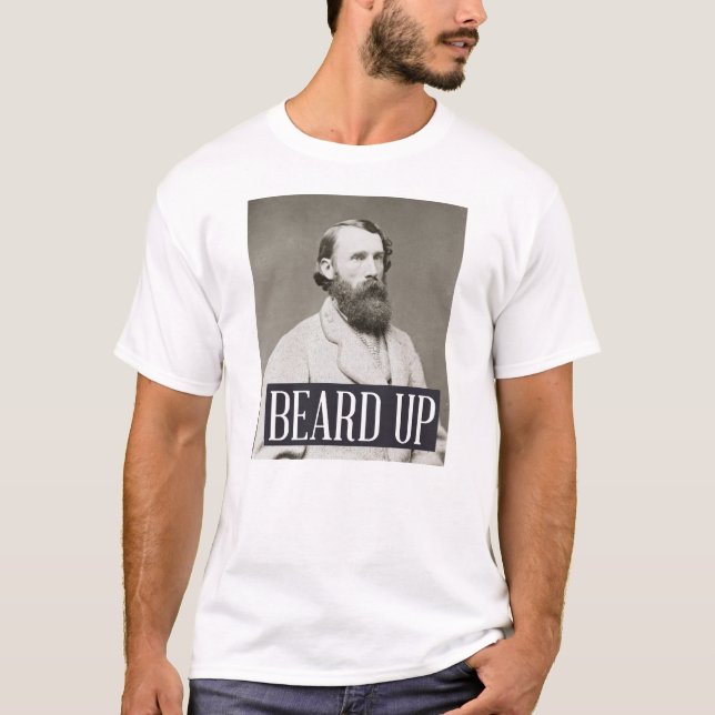 Camiseta Barba PARA ARRIBA (Anverso)