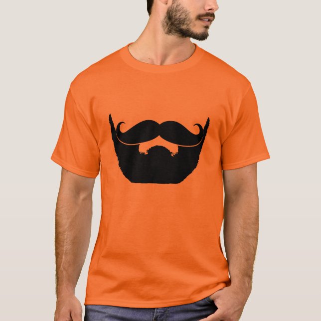 Camiseta Barba y bigote (Anverso)